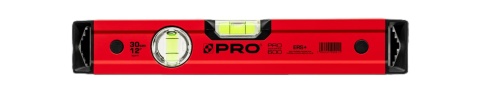 Poziomnica PRO-A1030 posiada system ERS+ dla łatwego i precyzyjnego odczytu libelli.