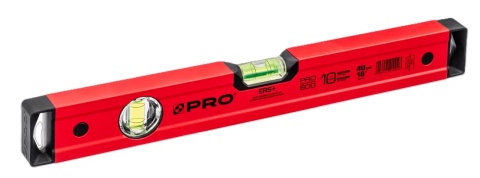 Poziomnica PRO-A1050 50 cm – lekka aluminiowa konstrukcja, dokładność 0,5 mm/m.