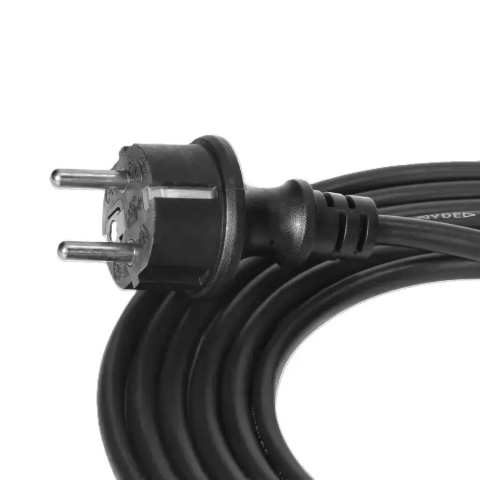 Uni-Schuko 16 A to standardowa wtyczka do europejskich gniazd.