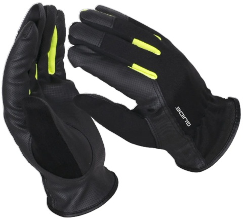 Elastyczne rękawice GUIDE chronią dłonie przed otarciami, posiadają wzmocnienia na końcach palców, dopasowane idealnie do dłoni.