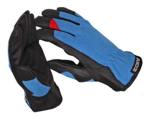 Elastyczny mankiet z gumką ułatwia zakładanie rękawic GUIDE 766PP.