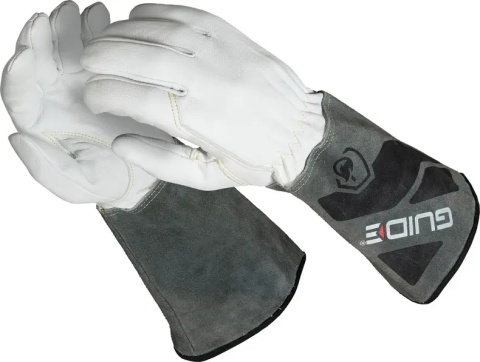 GUIDE rękawice posiadają kevlarowe szwy odporne na żar i iskry.