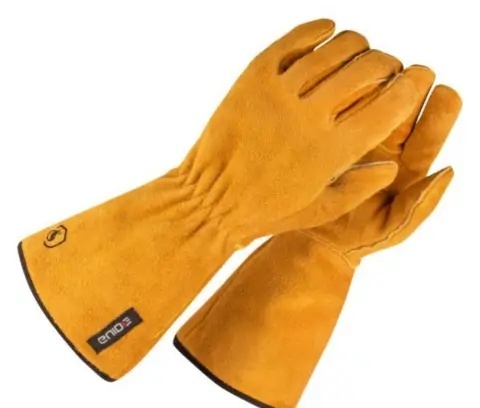 Rękawice spawalnicze GUIDE  spełniają normy EN 388, EN 407 i EN 12477 Typ A.