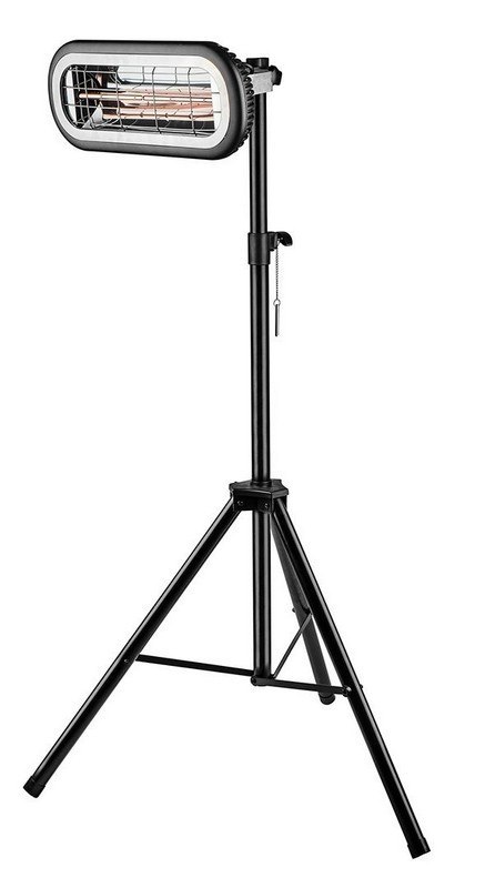 NEO TOOLS 90-033 – statyw do promienników 1,1–1,8 m | metalowy, regulowany, stabilny