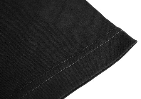 Czarny t-shirt bawełna 100% i certyfikat CE to gwarancja jakości i pewności, rozmiar XXL.