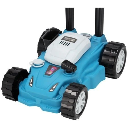 Efekt dźwiękowy w modelu Dedra Kids M315.021 imituje prawdziwą kosiarkę ogrodową.