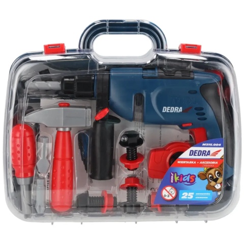 Wiertarka Dedra Kids M315.004 to doskonały prezent edukacyjny dla dzieci powyżej 3 lat.