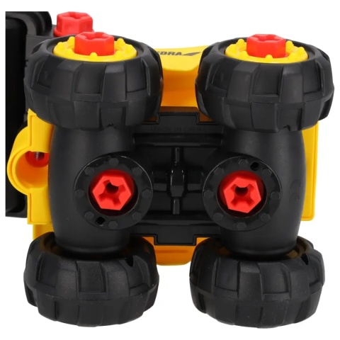 Każdy pojazd z zestawu M315.010 można skręcać i rozkręcać wielokrotnie.