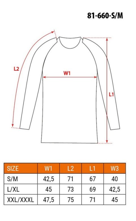 KOSZULKA TERMOAKTYWNA ROZMIAR L/XL