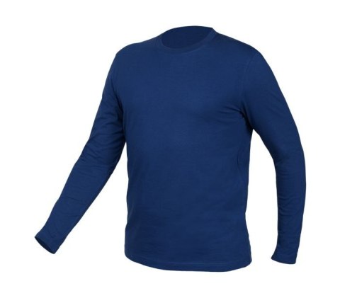 KOSZULKA Z DŁUGIM RĘKAWEM, GRANATOWA, ROZMIAR XL