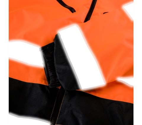 KURTKA ROBOCZA OSTRZEGAWCZA OCIEPLANA POMARAŃCZOWA ROZMIAR M