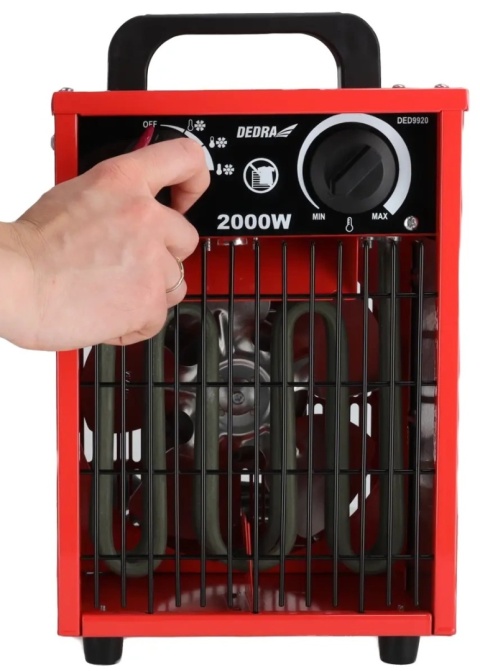 NAGRZEWNICA ELEKTRYCZNA DEDRA DED9920 | 2 kW
