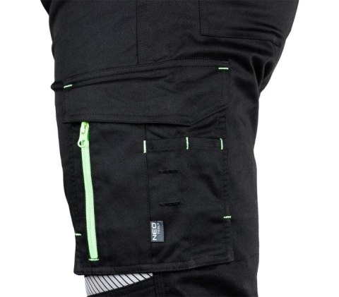 SPODNIE ROBOCZE MIX&MATCH CZARNE, ROZMIAR XXL