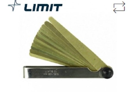 SZCZELINOMIERZ PŁYTKOWY MOSIĘŻNY 20 PŁYTEK, 0.05-1.00MM