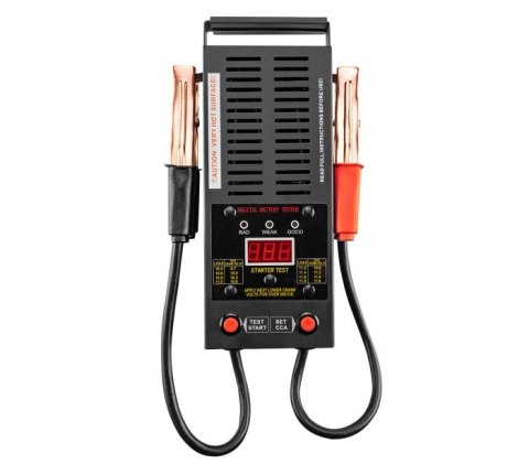 TESTER AKUMULATORÓW CYFROWY, 12V, 125A